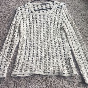 Kerisma open hole sweater with camisole